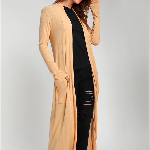 **SOLD**Lulus yellow duster - Picture 2 of 6